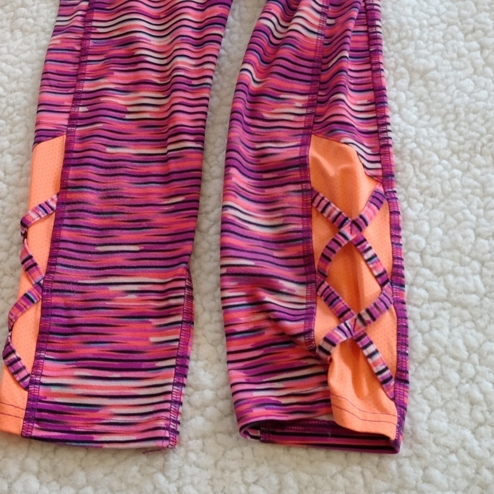 2 Pair C9 Champion Girls Leggings Size L (10/12) - Picture 7 of 9